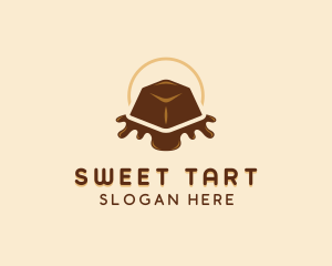 Chocolate Candy Dessert logo design