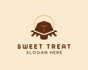 Chocolate Candy Dessert logo design