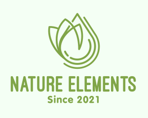 Natural Organic Oil logo design