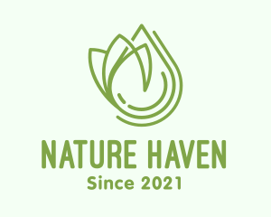 Natural Organic Oil logo design