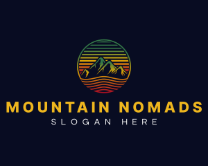 Jamaican Mountain Caribbean logo design