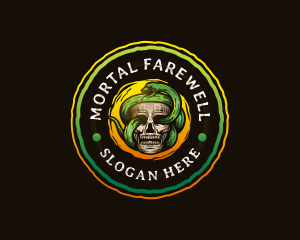 Skull Snake Death logo