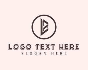 Geometric Business Letter B  Logo