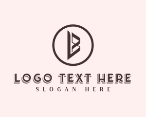 Geometric Business Letter B  logo