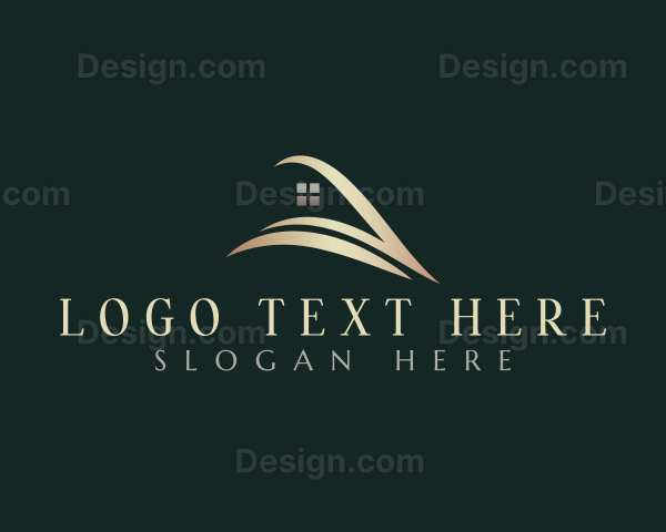 Luxury House Roofing Logo