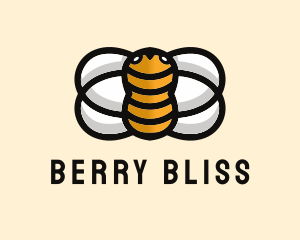 Yellow Bumble Bee  logo design