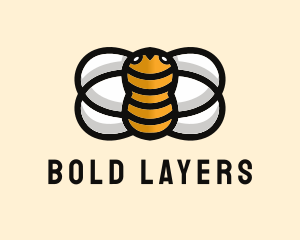 Yellow Bumble Bee  logo design