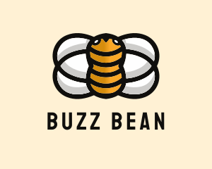 Yellow Bumble Bee  logo design