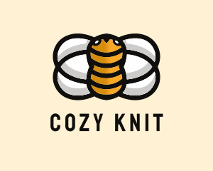 Yellow Bumble Bee  logo design