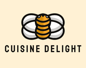 Yellow Bumble Bee  logo design