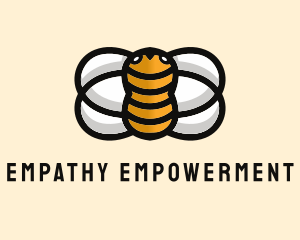 Yellow Bumble Bee  logo design