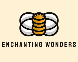 Yellow Bumble Bee  logo design