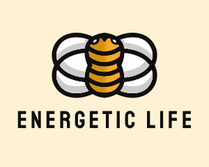 Yellow Bumble Bee  logo design