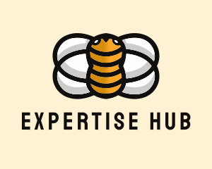 Yellow Bumble Bee  logo design