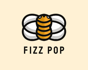 Yellow Bumble Bee  logo design