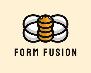 Yellow Bumble Bee  logo design