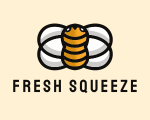 Yellow Bumble Bee  logo design