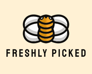 Yellow Bumble Bee  logo design