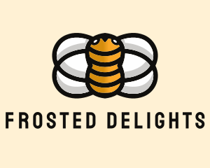 Yellow Bumble Bee  logo design