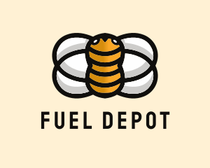 Yellow Bumble Bee  logo design