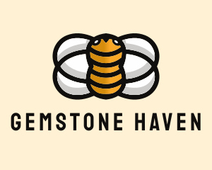 Yellow Bumble Bee  logo design