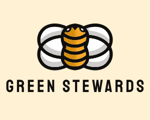 Yellow Bumble Bee  logo design