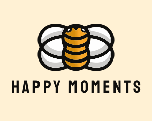 Yellow Bumble Bee  logo design