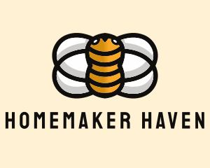 Yellow Bumble Bee  logo design