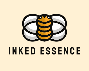 Yellow Bumble Bee  logo design