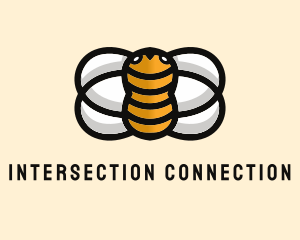 Yellow Bumble Bee  logo design