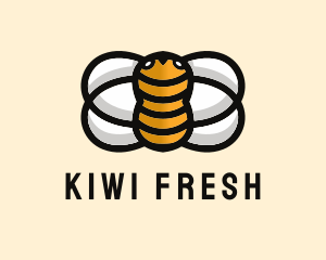 Yellow Bumble Bee  logo design