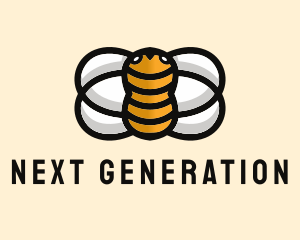 Yellow Bumble Bee  logo design