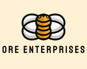 Yellow Bumble Bee  logo design