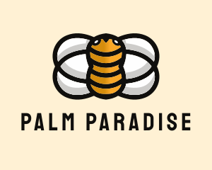 Yellow Bumble Bee  logo design