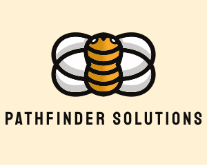 Yellow Bumble Bee  logo design