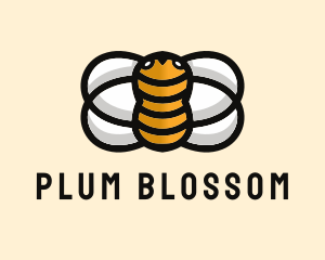 Yellow Bumble Bee  logo design