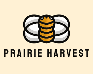 Yellow Bumble Bee  logo design