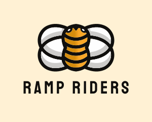 Yellow Bumble Bee  logo design