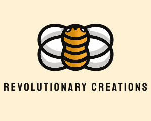 Yellow Bumble Bee  logo design