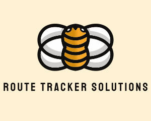 Yellow Bumble Bee  logo design