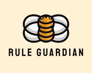 Yellow Bumble Bee  logo design