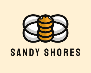 Yellow Bumble Bee  logo design