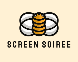 Yellow Bumble Bee  logo design