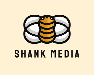 Yellow Bumble Bee  logo design