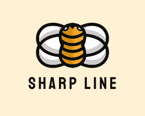 Yellow Bumble Bee  logo design