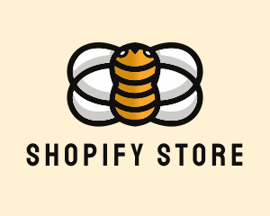 Yellow Bumble Bee  logo design