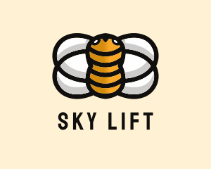 Yellow Bumble Bee  logo design