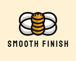 Yellow Bumble Bee  logo design