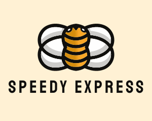 Yellow Bumble Bee  logo design