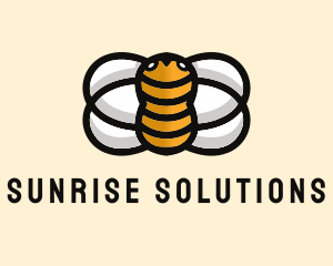 Yellow Bumble Bee  logo design